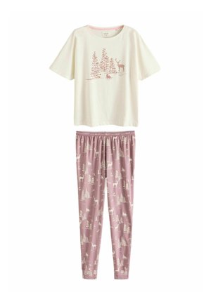 Next TALL SHORT SLEEVE  SET - Set lenjerie de noapte - pink forest