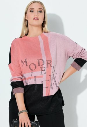 RHINESTONE - Jersey de punto - black