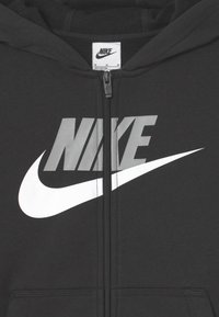 Nike Sportswear CLUB UNISEX - Tröja med dragkedja - black/white/smoke grey