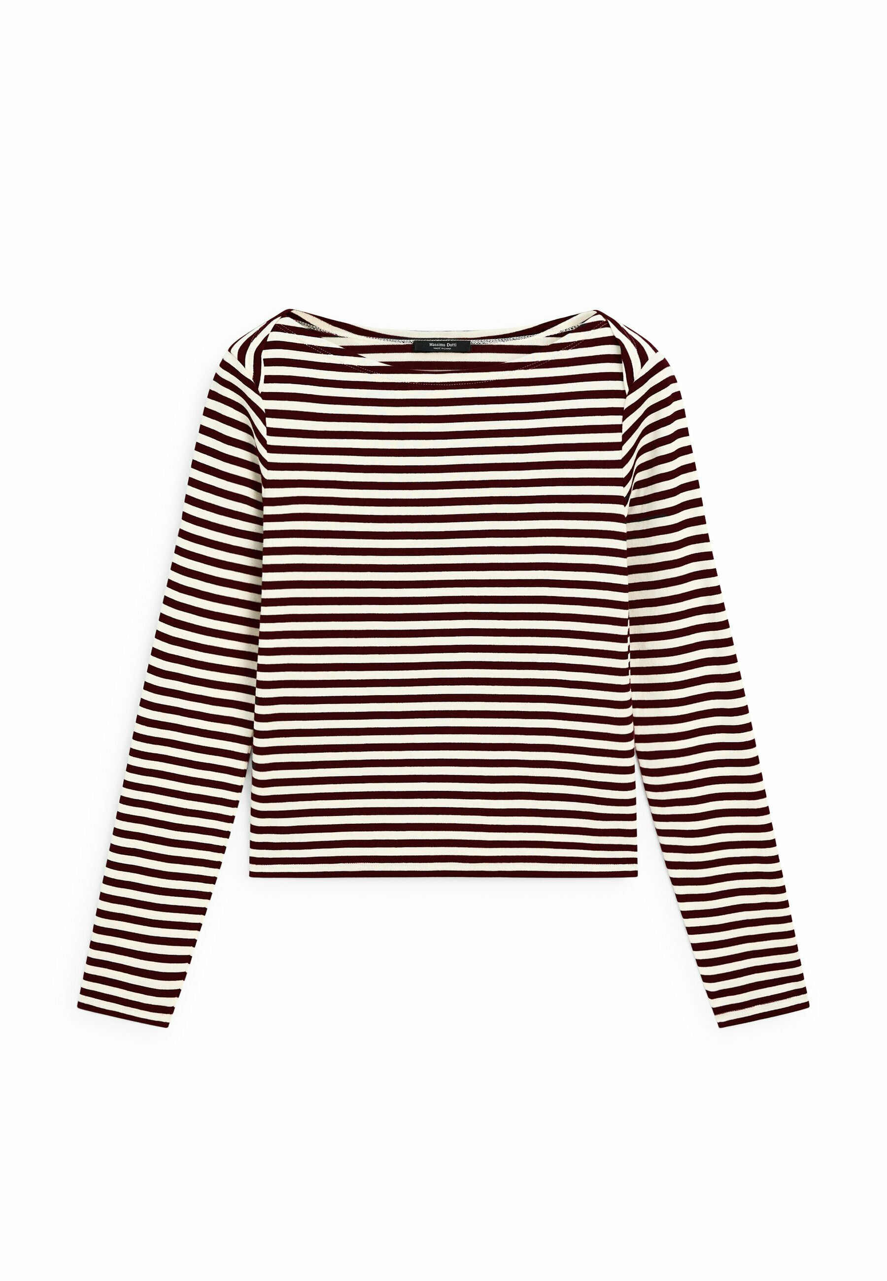 ★日本未入荷*Massimo Dutti*新作*STRIPED Tシャツ/WH★ Women's Striped T-shirts - Massimo Dutti - US