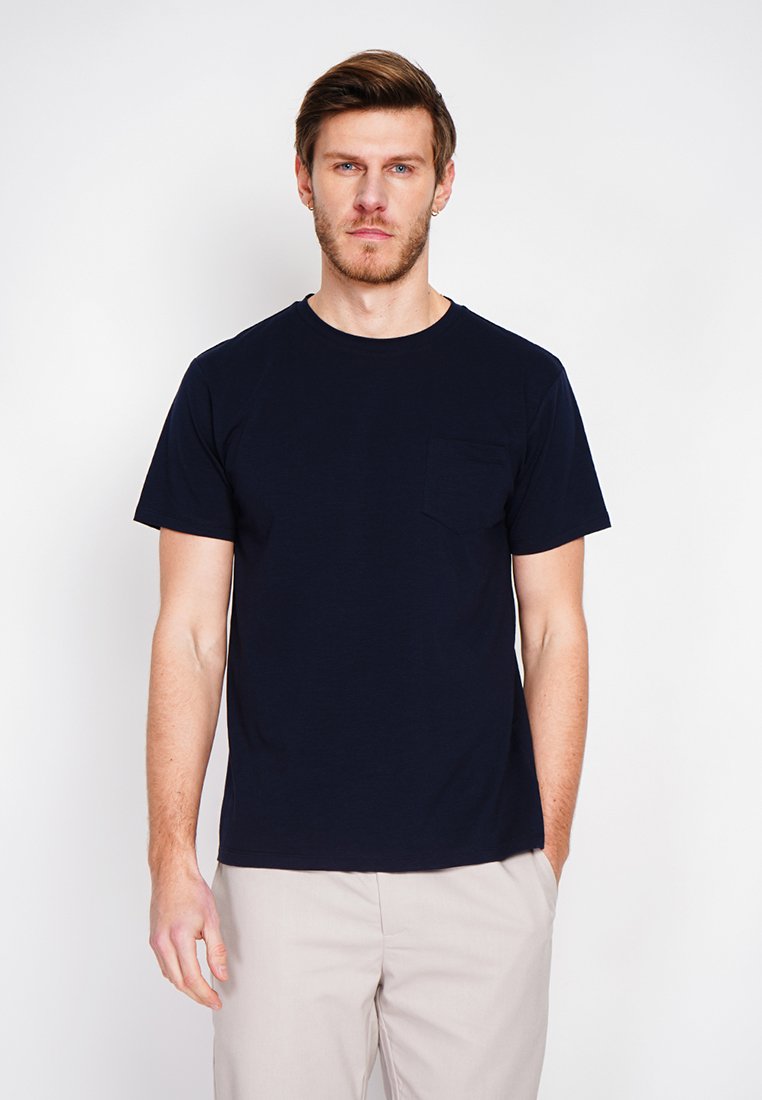 Le Jardin Du Lin T-shirt basic donkerblauw