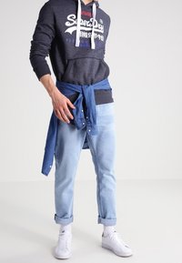 Superdry & Co Felpa con cappuccio - blue-grey