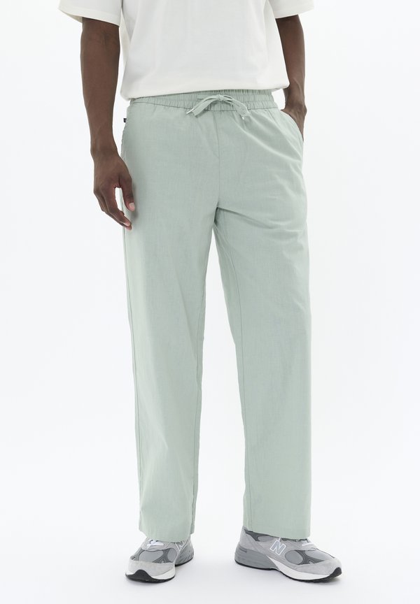 BARTON WIDE - Stoffhose - aqua gray