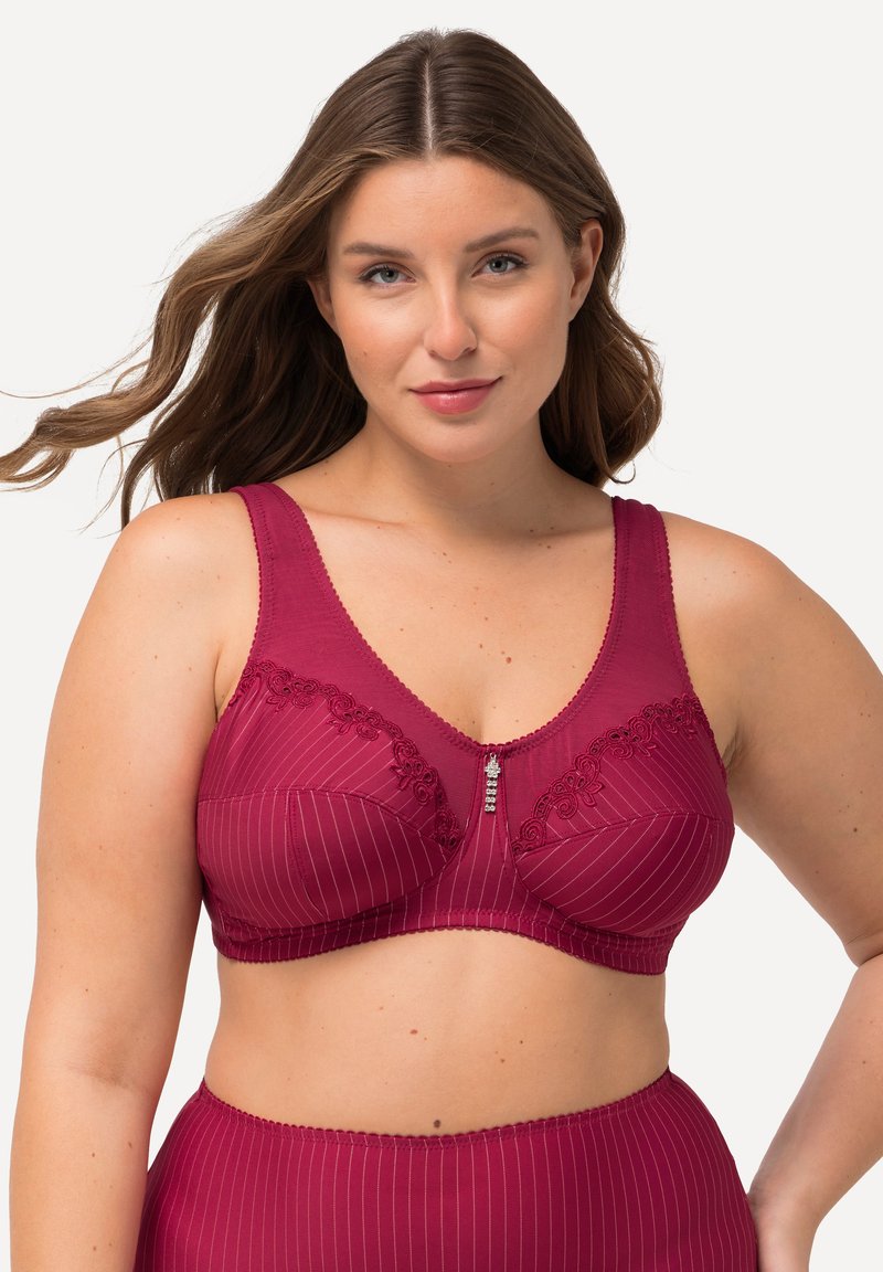 Ulla Popken Bügel BH - dark red