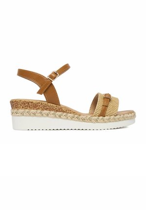 Jenny, Plateausandaler - brown