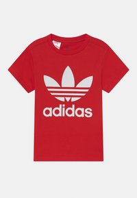 Não selecionado, vivid red/white