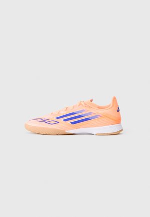F50 LEAGUE UNISEX - Scarpe da calcio indoor - beam orange/lucid blue/white