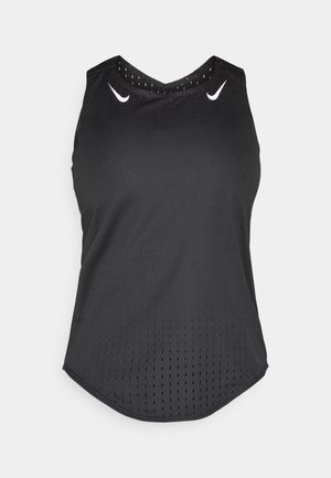 Nike Performance, SINGLET - Top - black/white