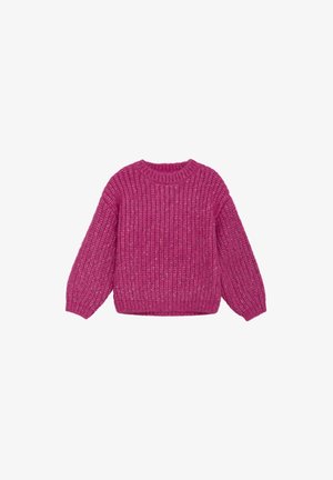 Minymo Pullover - fuchsia fedora