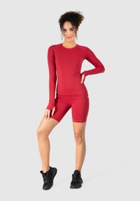 Smilodox LONGSLEEVE LORIE - Langærmet T-shirt - rot