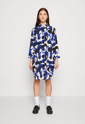 Shirt dress - blue/black