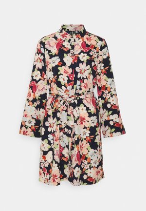Vero Moda Petite VMLUCIA SHIRT DRESS - Tričkové šaty - navy blazer