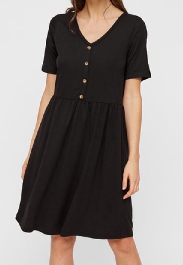 Pieces Denní šaty - black