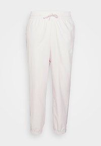 Ljust rosa, lätta joggerbyxor med elastisk midja och dragsko. Muddarna är elastiska; har subtila logodetaljer.