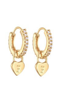 Elli HEART HOOPS VALENTINE - Auskarai - pink