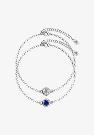MYC Paris BIRTH STONE SET - Bracelet - couleur argentée cristal bleu