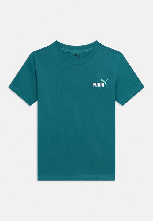 PUMA LOGO TEE UNISEX - Sports T-shirt - emerald ice — photo 3