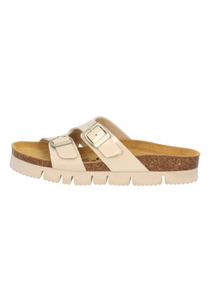 ARRILA  - Pantolette flach - beige lack