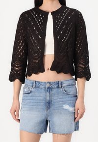 JDY Chaqueta de punto - black