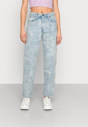 THE COLUMN - Calças de ganga de perna direita - blue denim