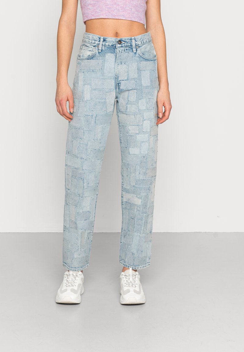 Levi's® Made & Crafted THE COLUMN - Calças de ganga de perna direita - blue denim