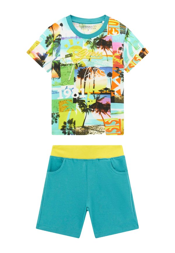 SET BEDRUCKTES  - Jogginghose - gemustert multicolor