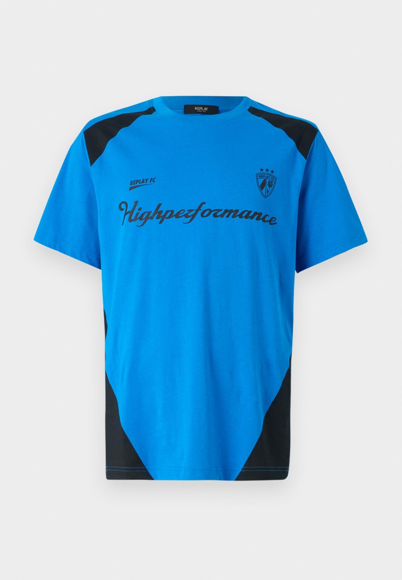 Replay T-shirt print koningsblauw