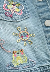 Next EMBROIDERED UNICORN  - Teksajakk - mid blue