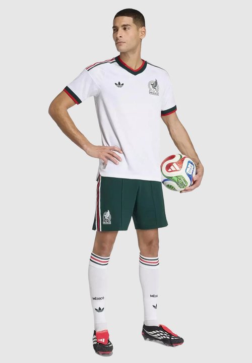 adidas MAILLOT EXTÉRIEUR AUTHENTIQUE MEXIQUE COUPE DU MONDE 2026 - Print T-shirt - white — foto 2