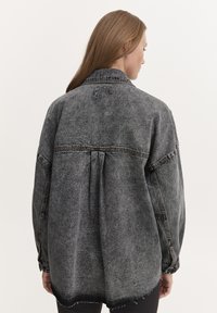 PULZ PZALENA - Chaqueta vaquera - grey denim