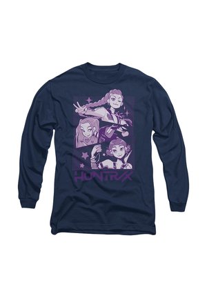 K-POP DEMON HUNTERS - HUNTRIX MANGA PANELS TRIO - Long sleeved top - dark blue