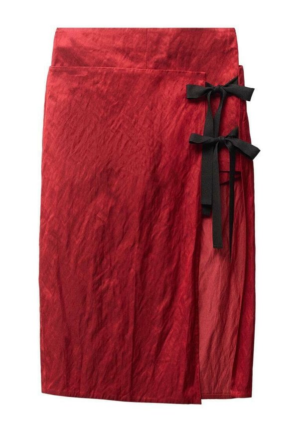 ANEMONA - Wrap skirt - rood3