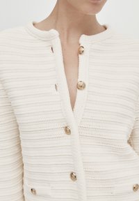Massimo Dutti Cardigan - white