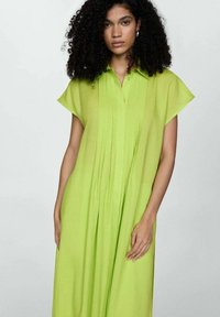 Mango Abito a camicia - green