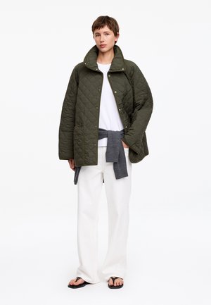 ARKET ARKET RELAXED QUILTED JACKET - Veste mi-saison - khaki green