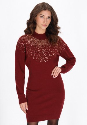 Etuikleid - burgundy