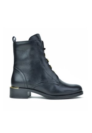 Botines con cordones - black