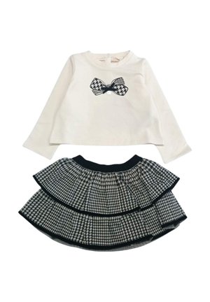 FIOCCO SET - A-snit nederdel - bianco sporco