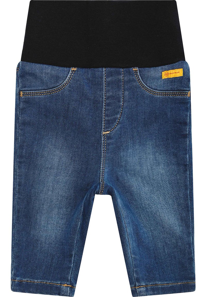 Steiff Jeggings blauw denim/bluedenim