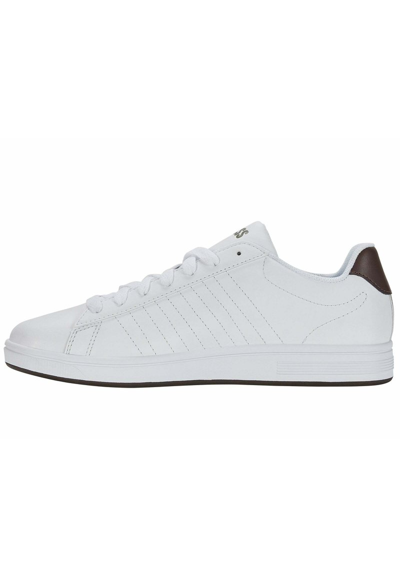 K swiss court shield sneaker low white java deep lichen wei 