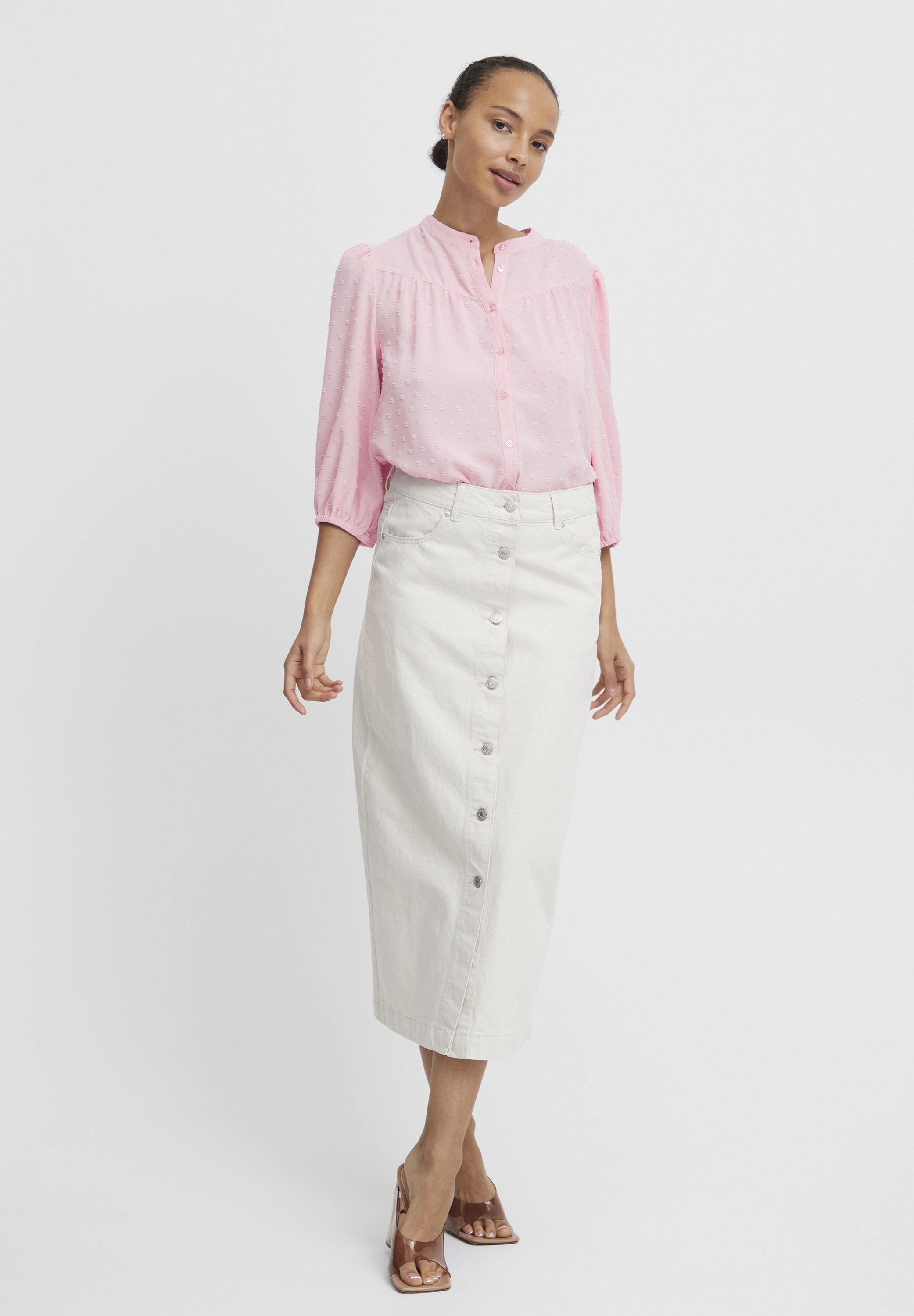 売れ筋商品|||ビーヤング シャツ レディース トップス BYGOODIE - Button-down blouse - pink sachet b.young BYGOODIE - Hemdbluse - pink sachet/pink - Zalando.at