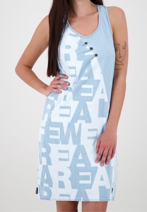 Jeanskleid - light-blue denim