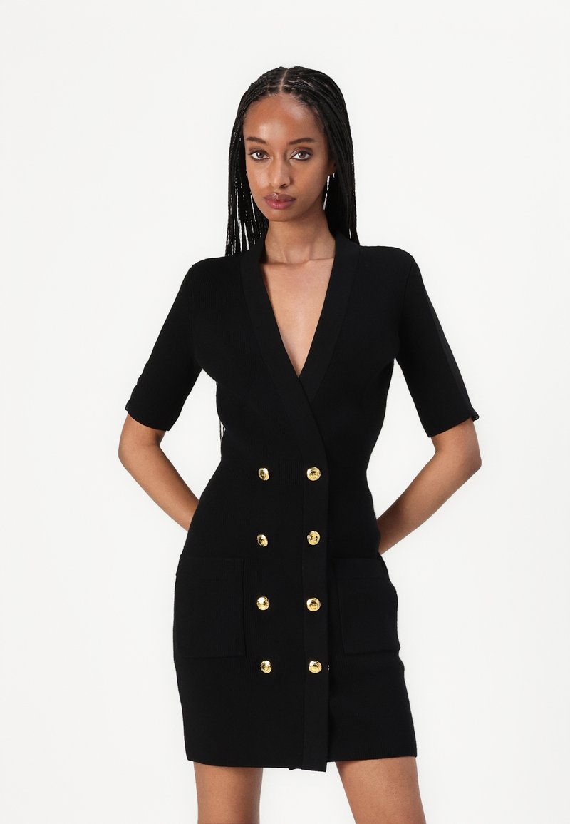 Elisabetta Franchi WOMANS DRESS - Jumper dress - nero/black - Zalando.ie