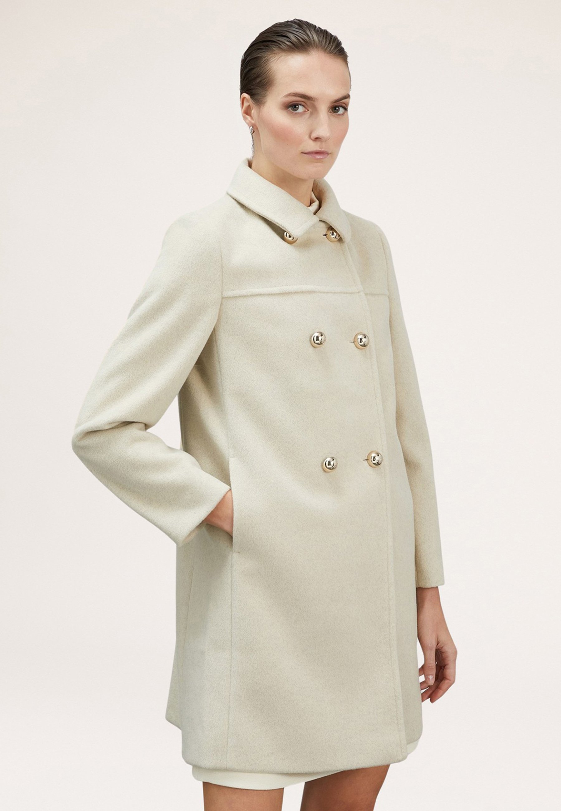 Klassischer Mantel Beige Mantel Only Zalando Sale Wollmantel