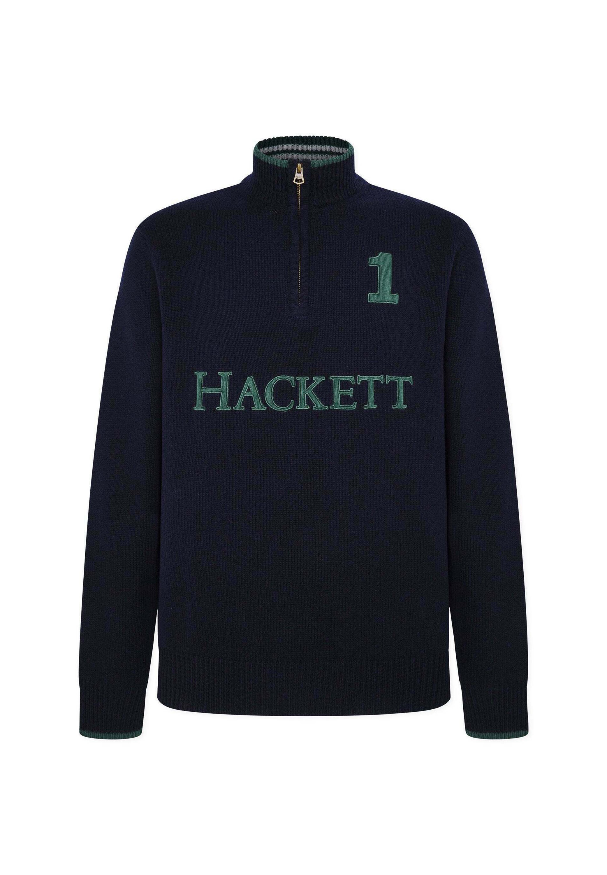 Hackett London HERITAGE HZIP - Jumper - midnight blue/blue - Zalando