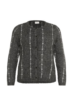 Kaffe Curve LORENNA - Kardigán - dark grey melange