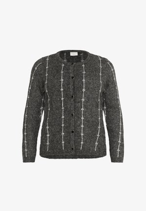 Kaffe Curve LORENNA - Gilet - dark grey melange