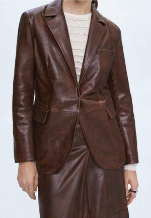 Veste en cuir - brown