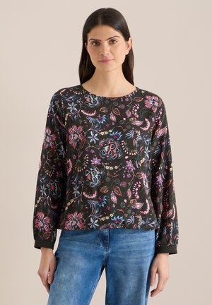 GEMUSTERTE  - Blouse - grün