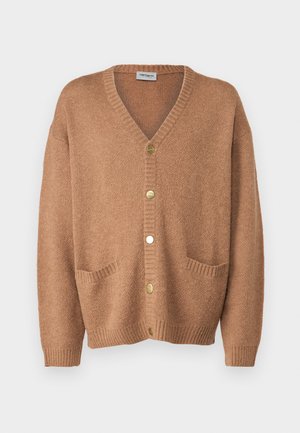 Carhartt WIP MERTON CARDIGAN - Chaqueta de punto - peanut